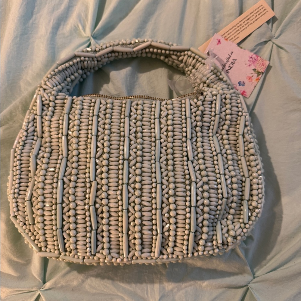 Made In India Beaded Satchel